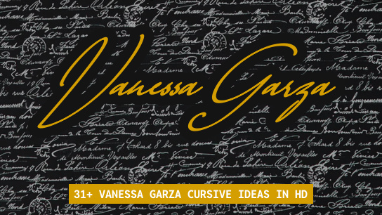 Vanessa Garza name signatures